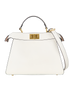 Peekaboo ISeeU Small, &pound;1,800, Handbags, White, Leather, Front view